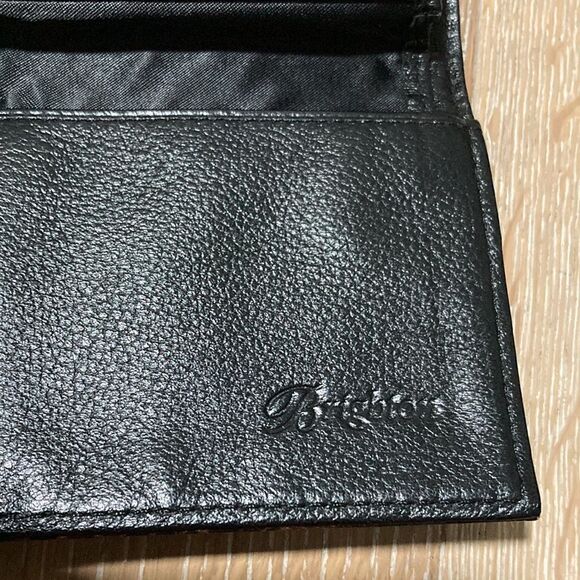 Brighton small wallet/bag Crossbody black and brown woven & crocodile print - Picture 7 of 11